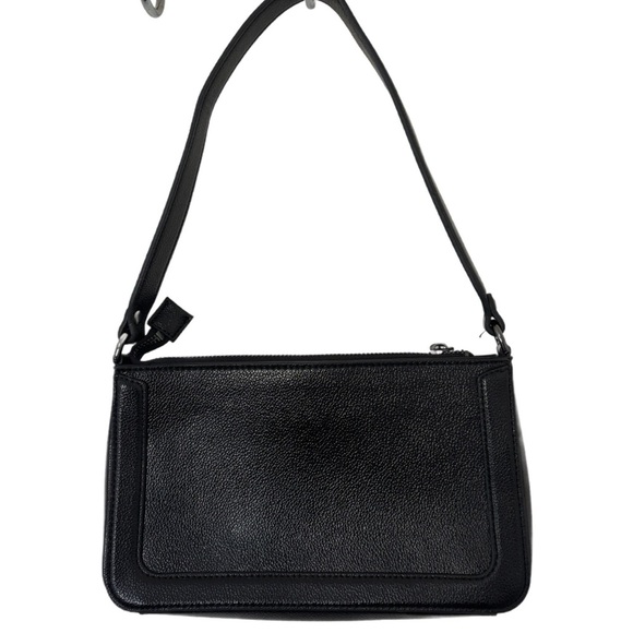 Karl Lagerfeld Of Paris Black With Crystal Embellishments Logo Shoulder Bag - Picture 3 of 9